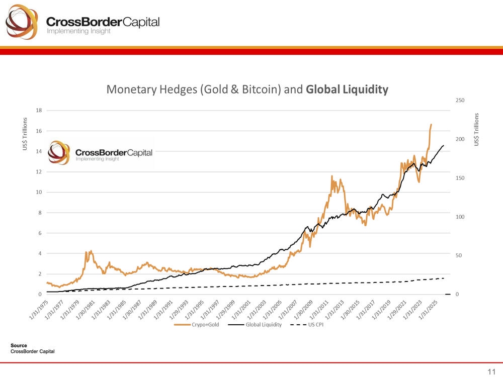 Monetary Hedges (Gold & Bitcoin) and Global Liquidity