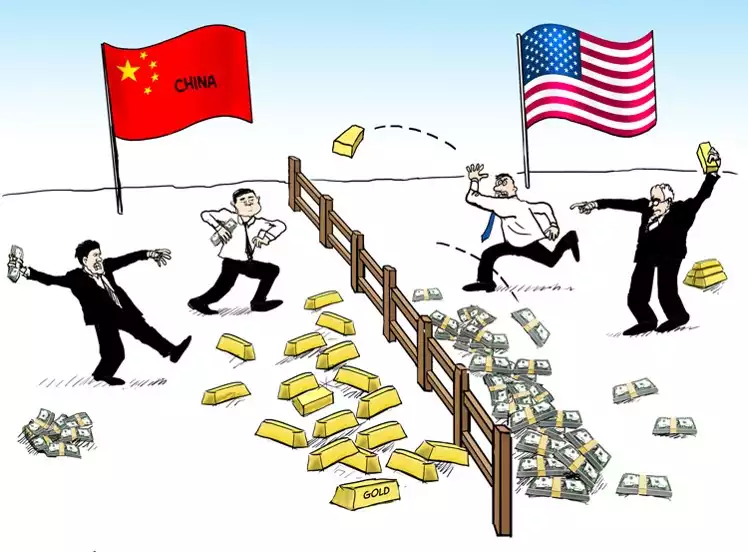 China vs US gold