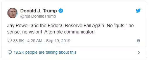Trump tweet Sept 19