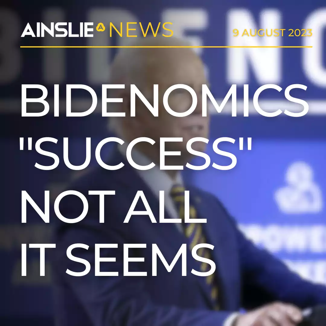 The Early Returns on “Bidenomics” Are Not What They Seem