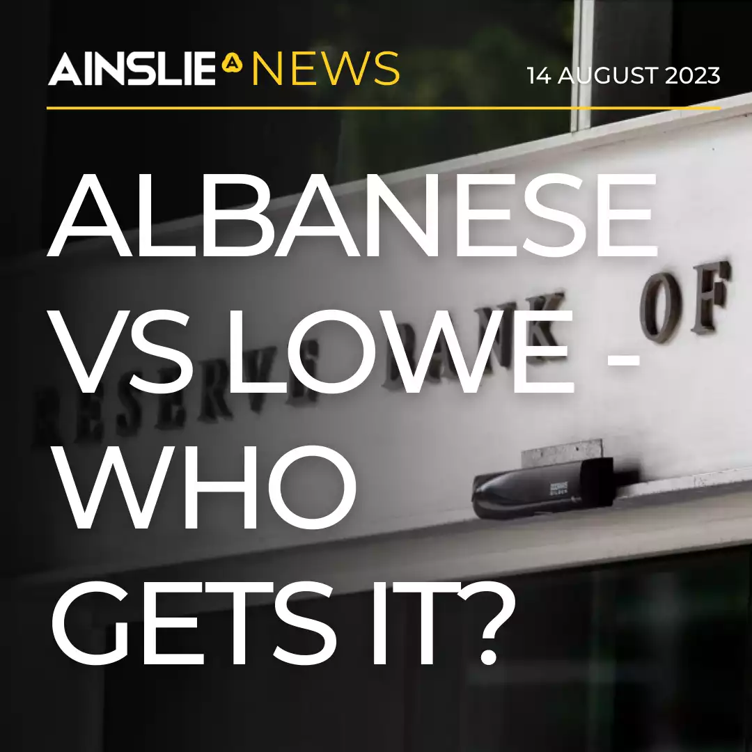 Productivity - Albanese Vs Lowe – Who gets it??