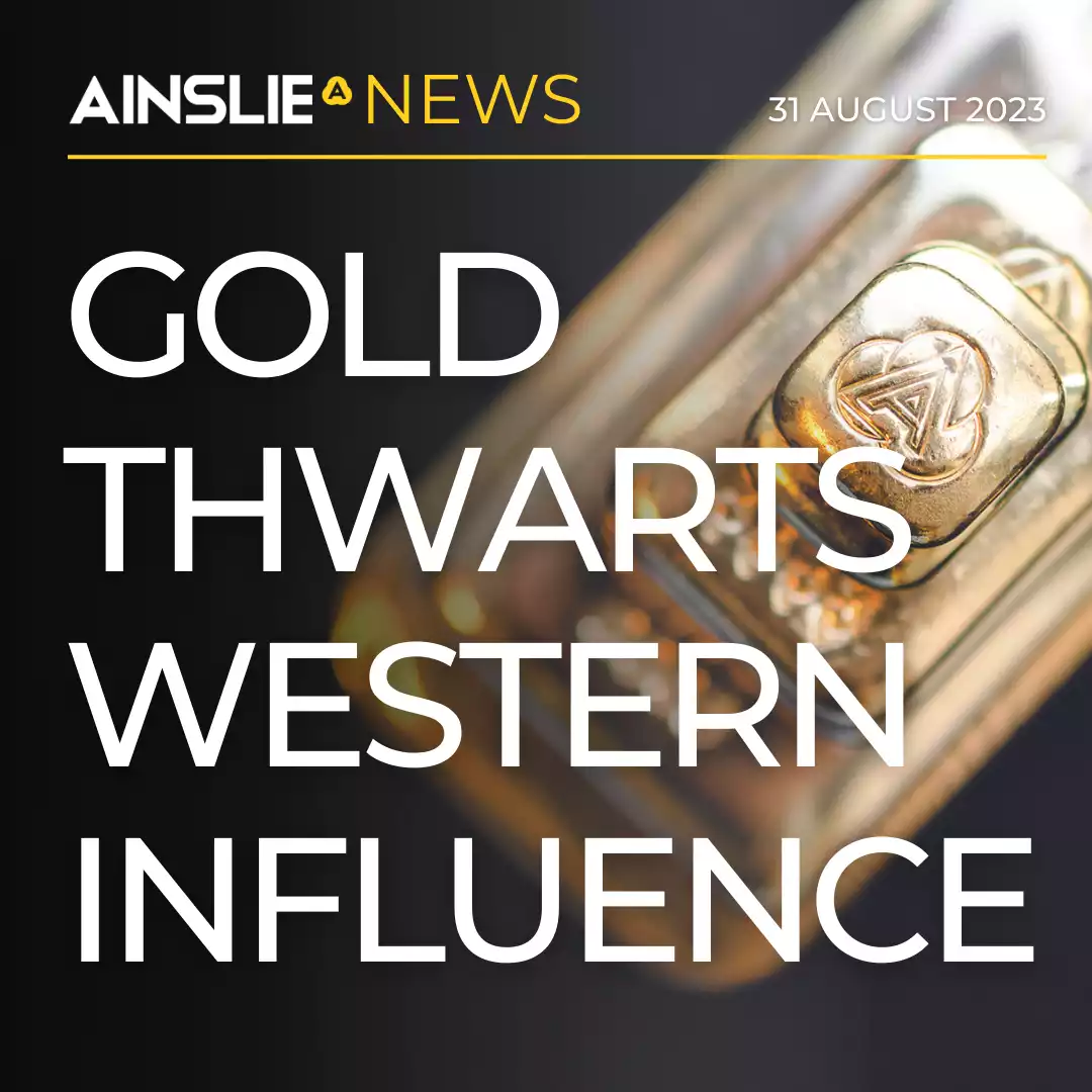 Gold Thwarts Western Influence - Potential Upside Breakout