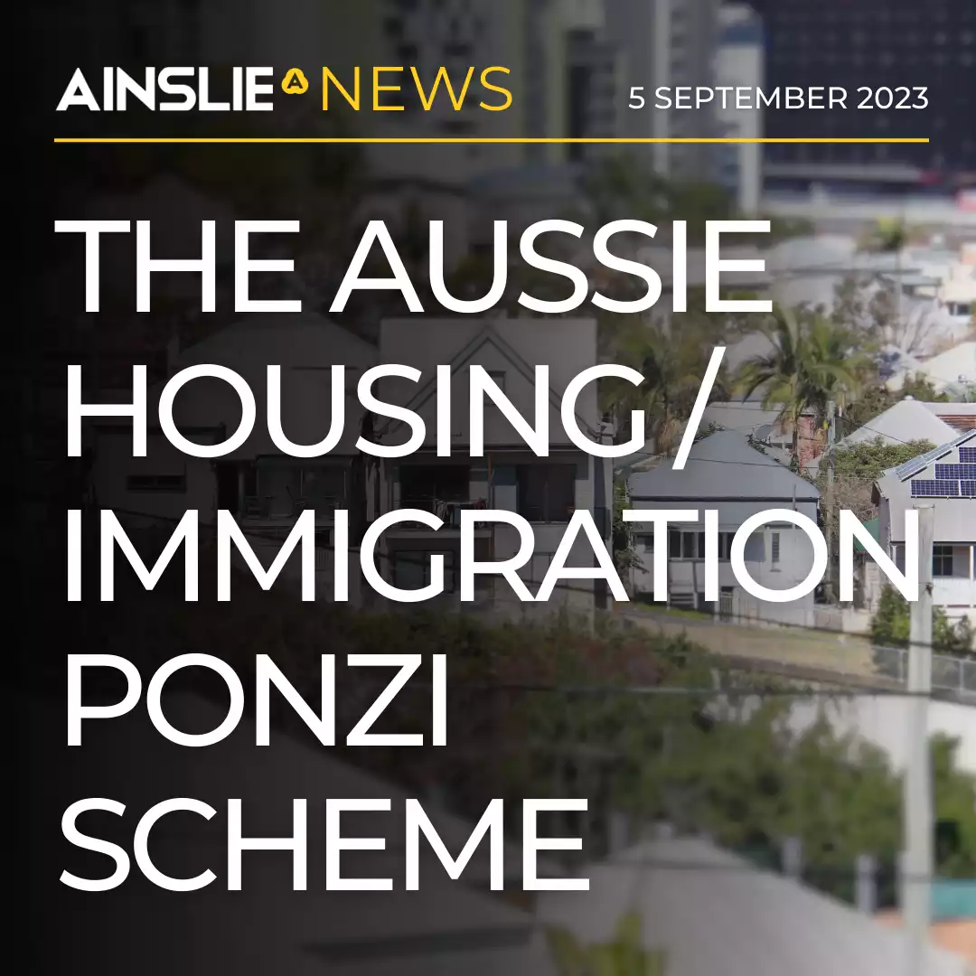 RBA Day & the Aussie Housing / Immigration Ponzi Scheme