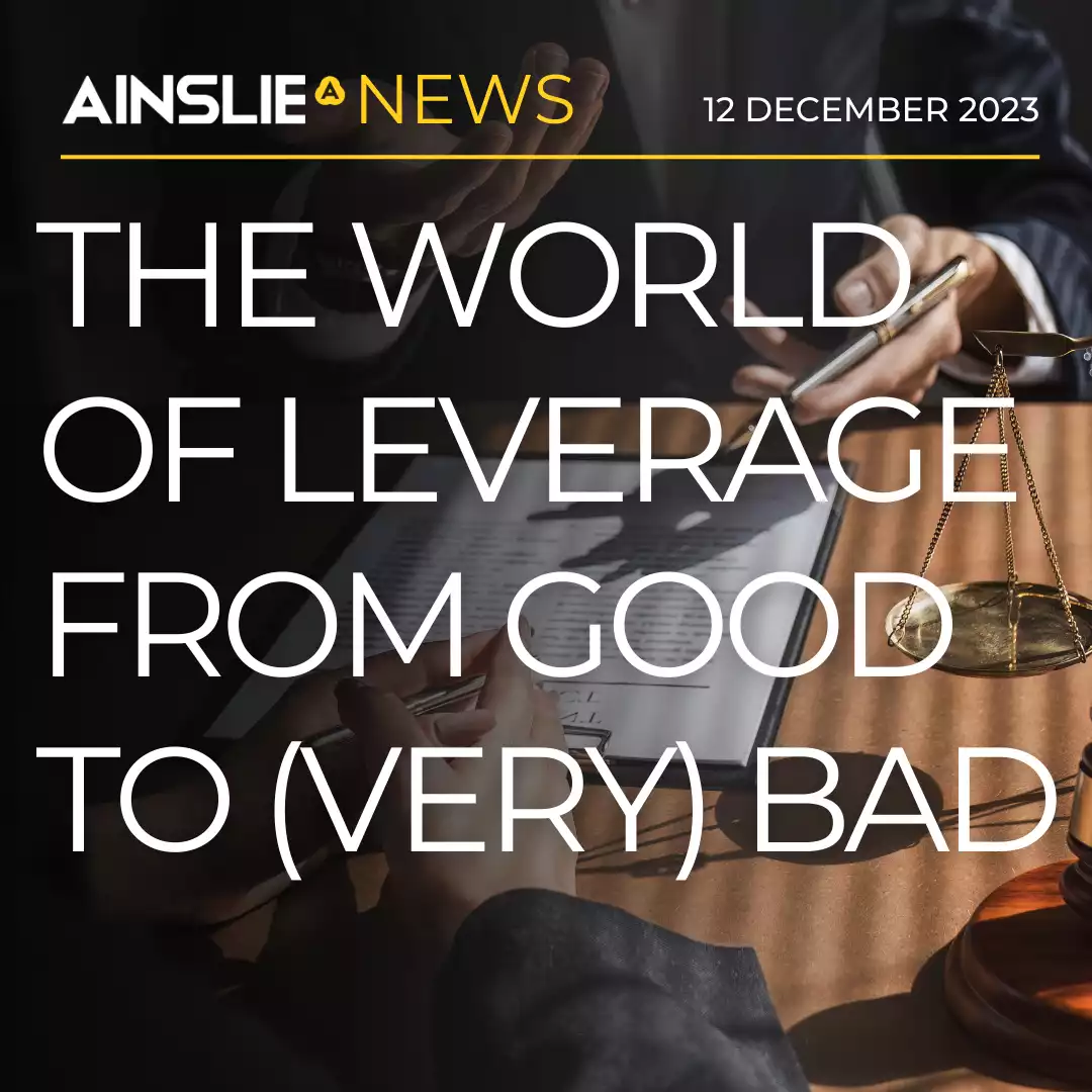 The World of Leverage – From Good to (Very) Bad