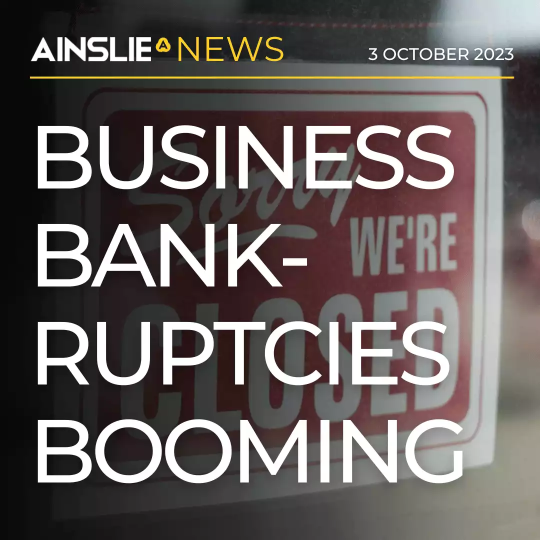 Business Bankruptcies Booming