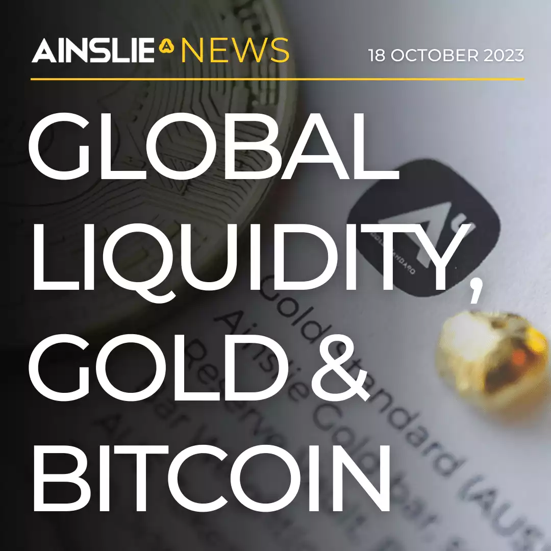 Global Liquidity, Gold and Bitcoin