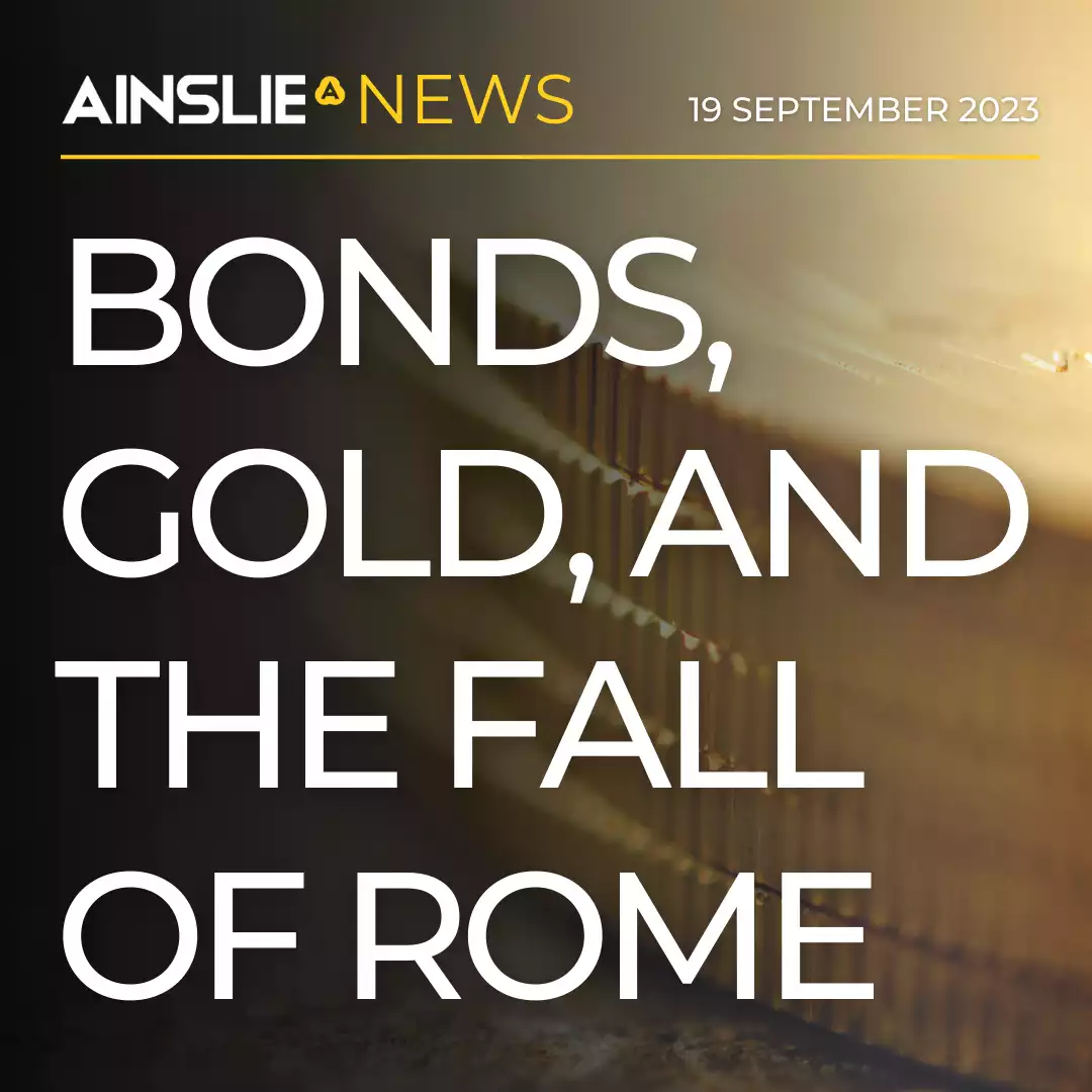 Unusual Events: Jets, Bonds, Gold, and the Fall of Rome