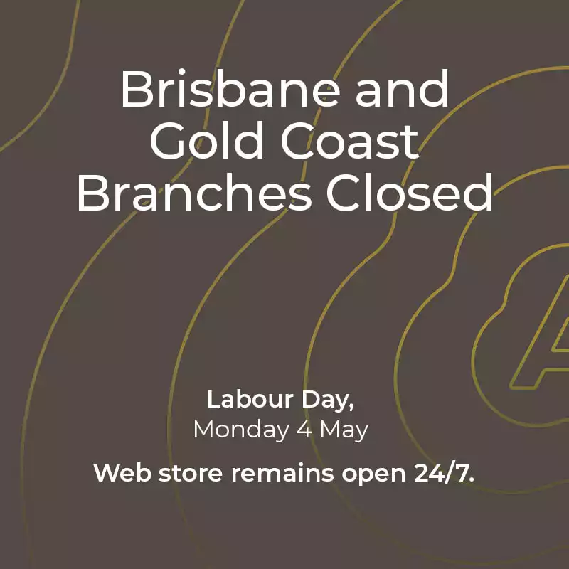 Brisbane and Gold Coast Stores Closed