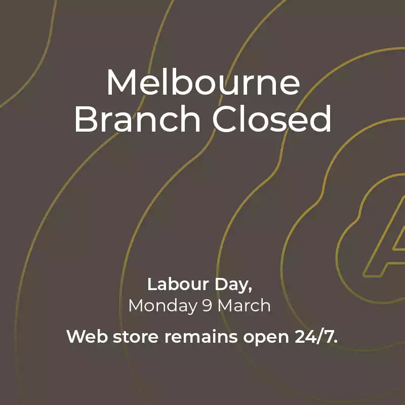 Melbourne Store Closure - Labour Day