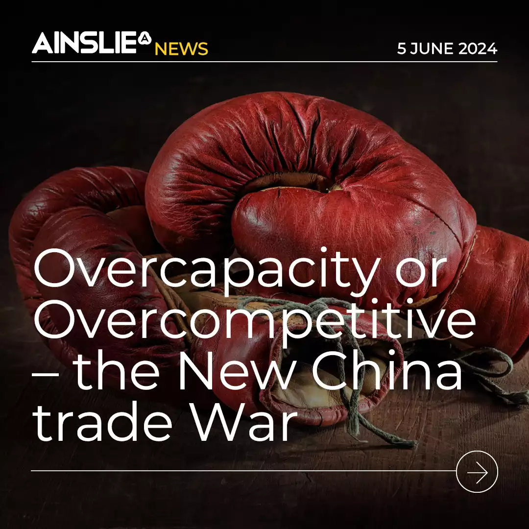 Overcapacity or Overcompetitive – The New China trade War