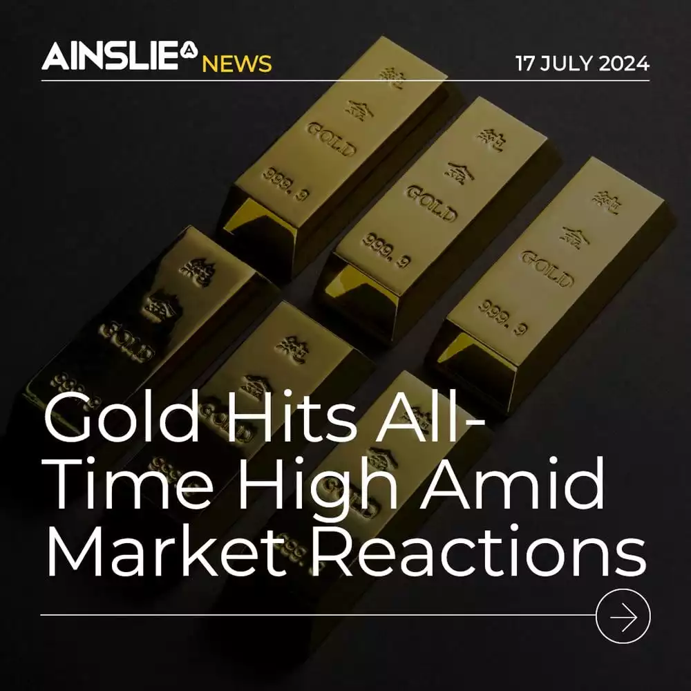 Gold Hits All-Time High Amid Market Reactions to Fed’s Powell Rate Outlook