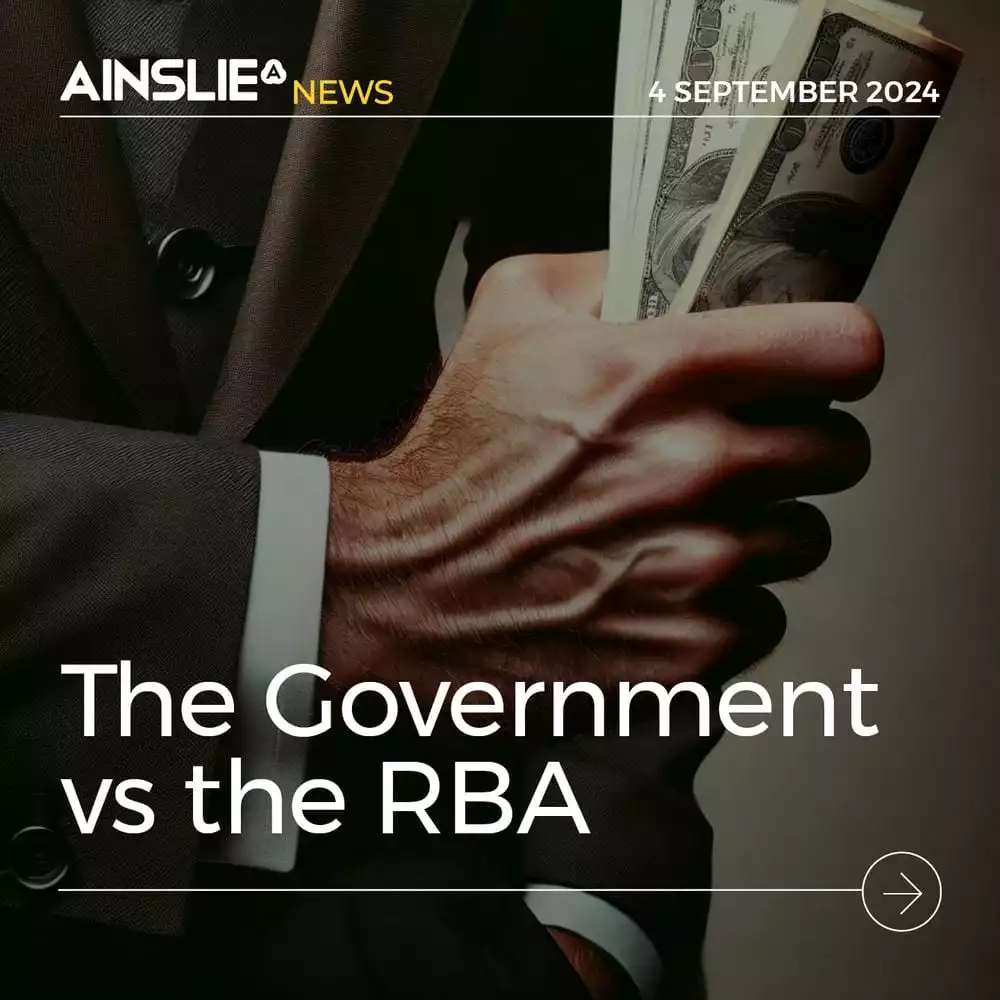 The Government vs the RBA