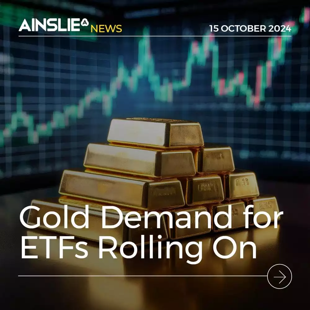 Gold Demand for ETFs Rolling On