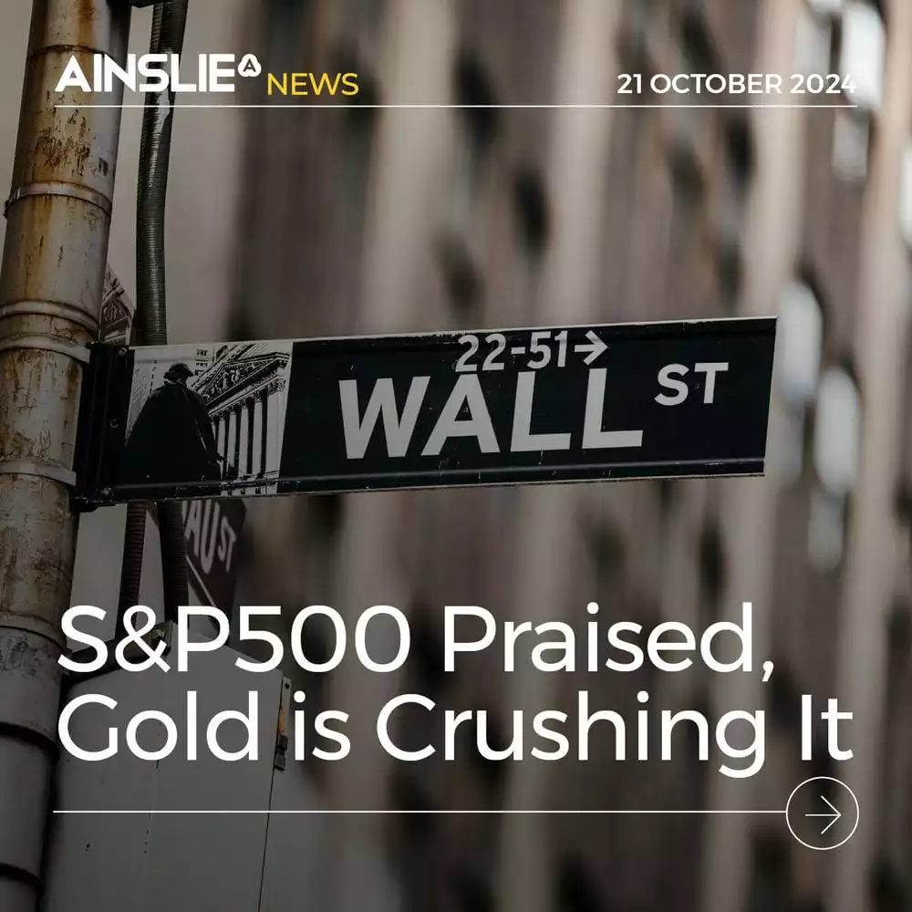 S&P500 Praised, but Gold is Crushing it