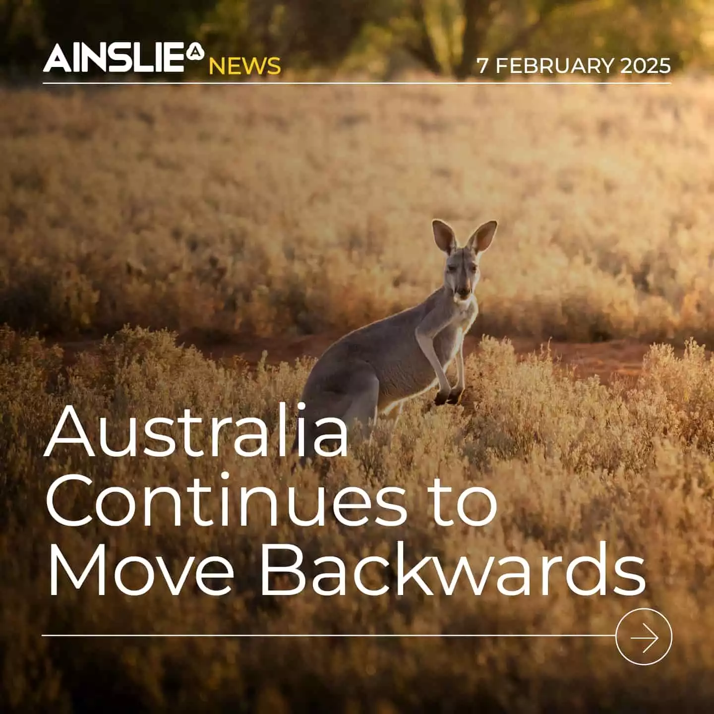 Australia Continues to Move Backwards