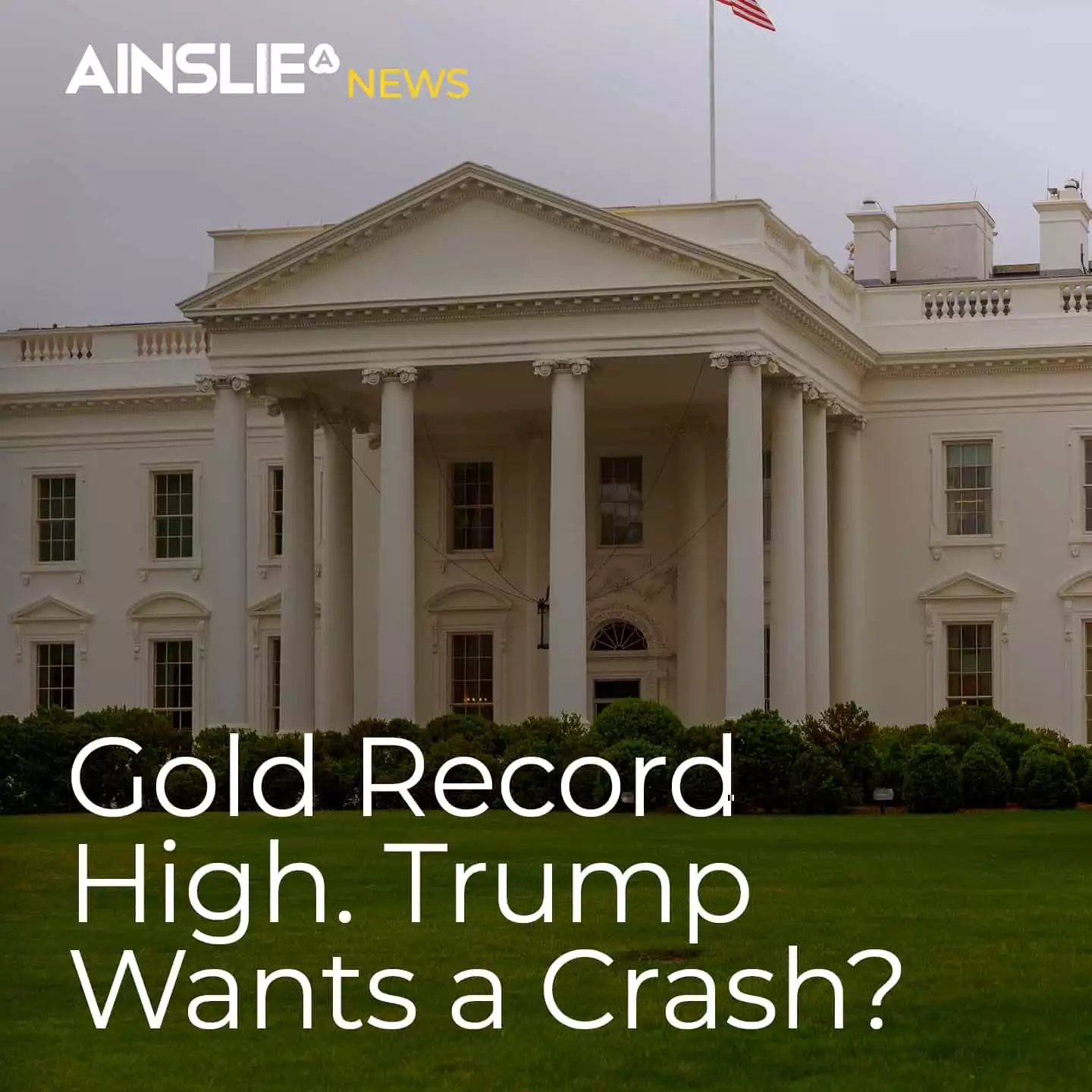 Gold Record High. Trump Wants a Crash?