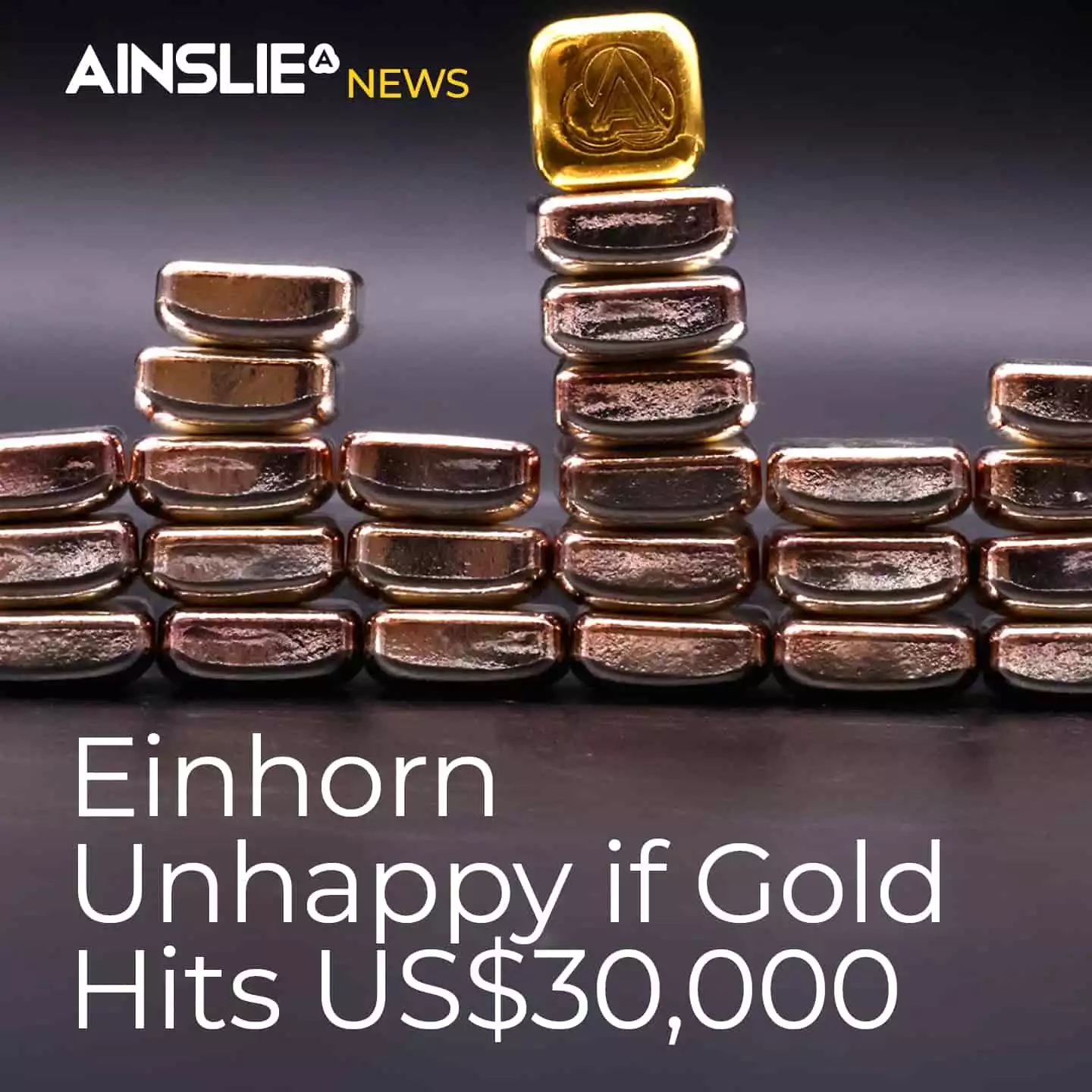 Einhorn Unhappy if Gold Hits US$30,000 Per Ounce