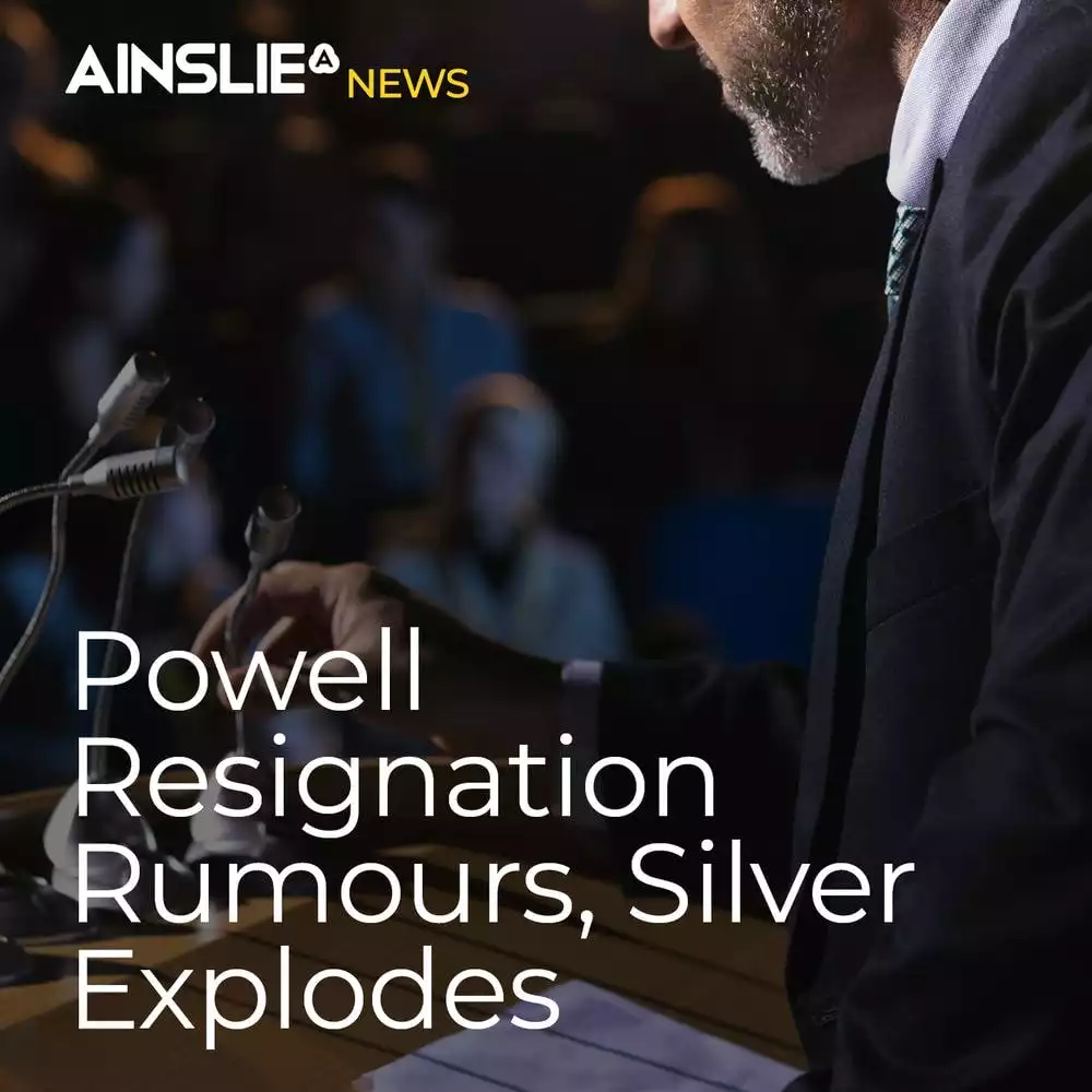 Powell Resignation Rumours, Silver Explodes