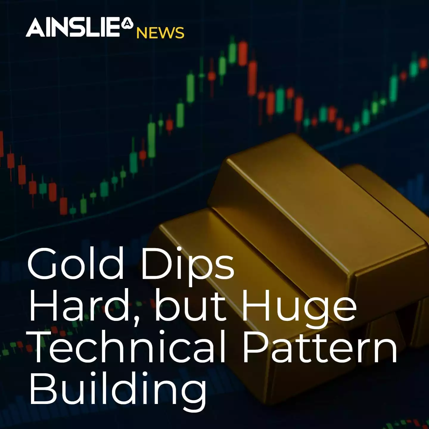 Gold Dips Hard, but Huge Technical Pattern Building