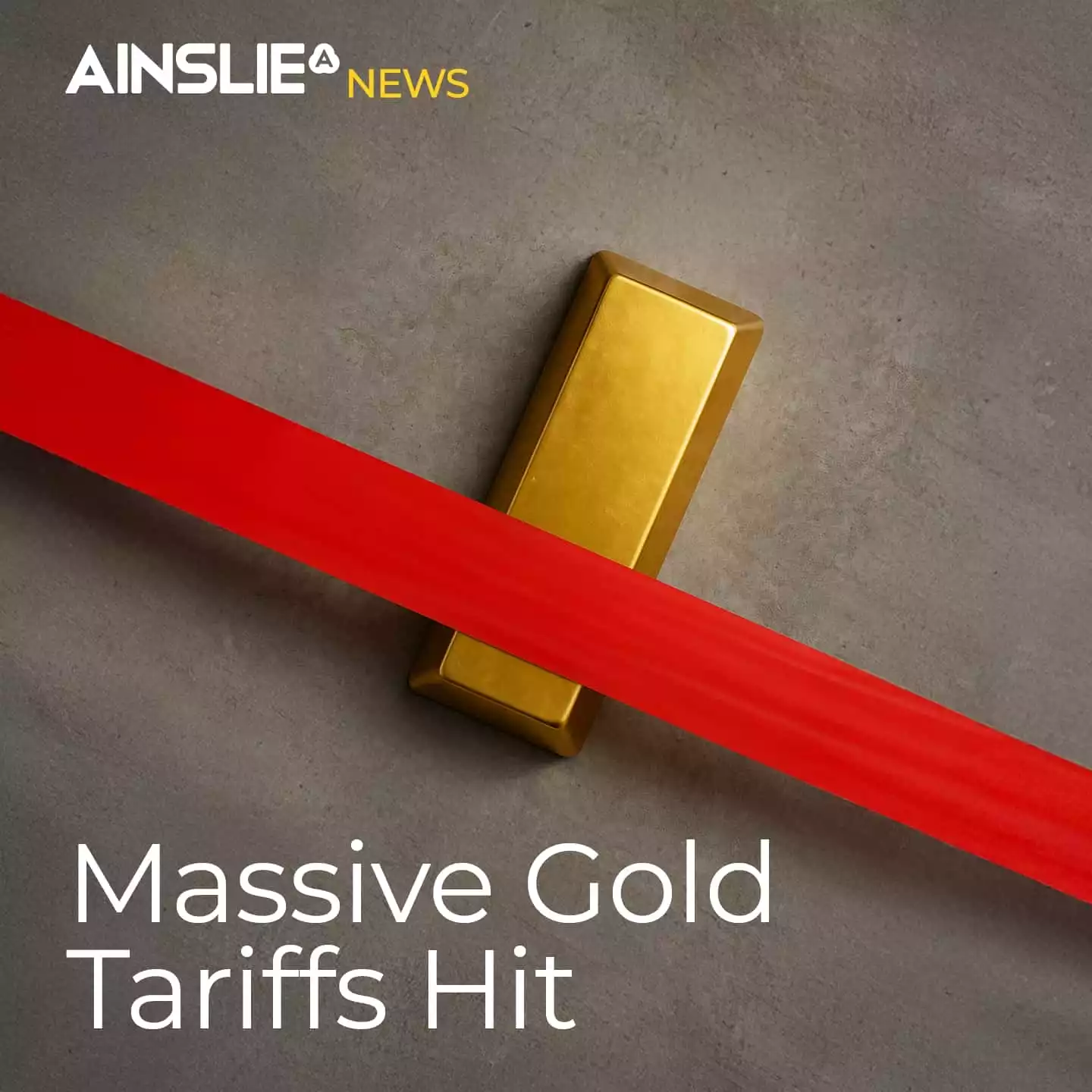 Massive Gold Tariffs Hit. Re-price Incoming?