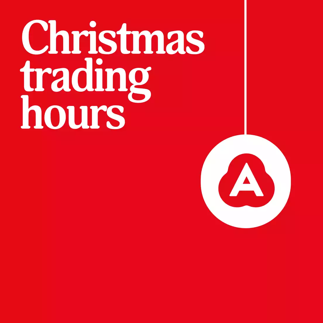 Christmas Trading Hours