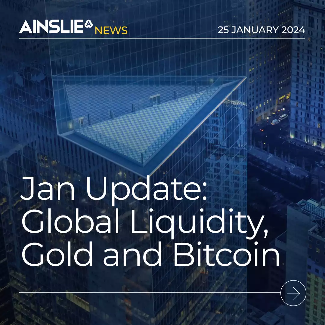 Global Liquidity, Gold and Bitcoin: January 2024 Update