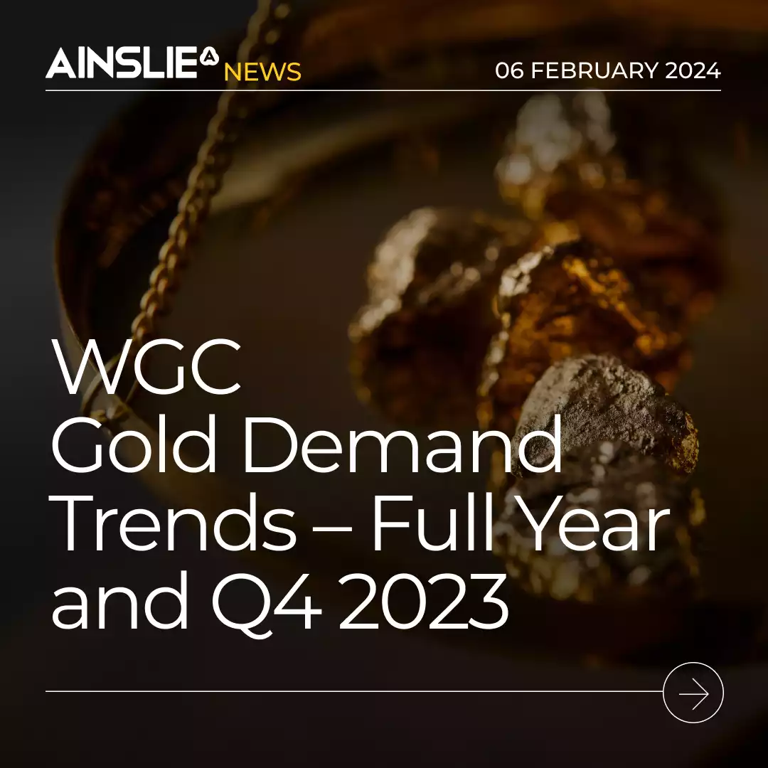 World Gold Council Gold Demand Trends – Full Year and Q4 2023