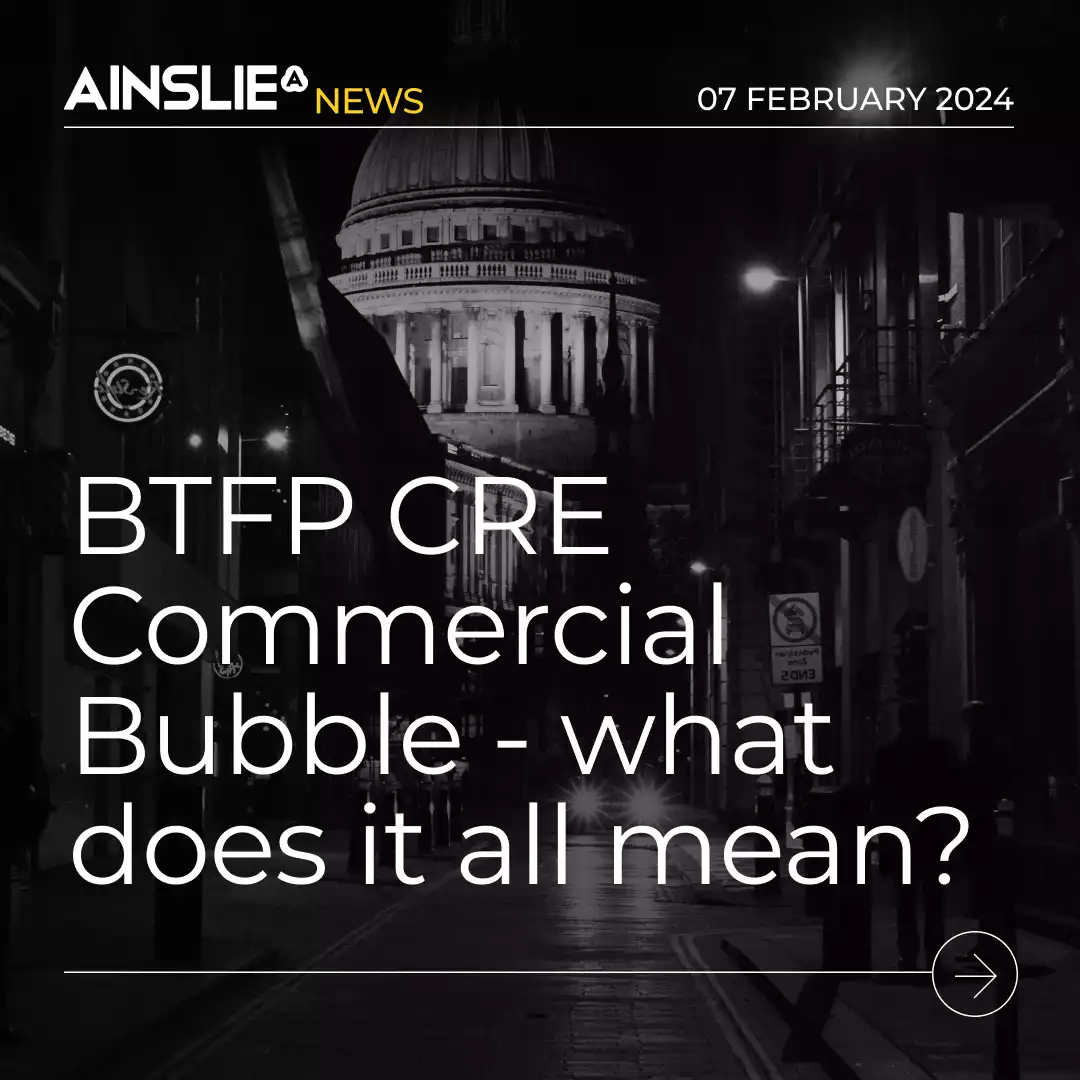BTFP CRE Commercial Bubble what does it all mean?
