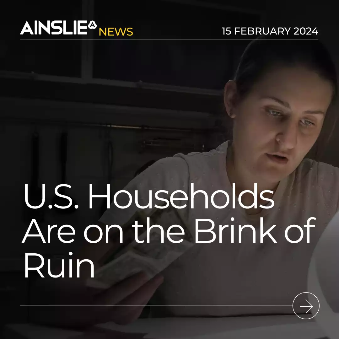 American Households Are on the Brink of Ruin