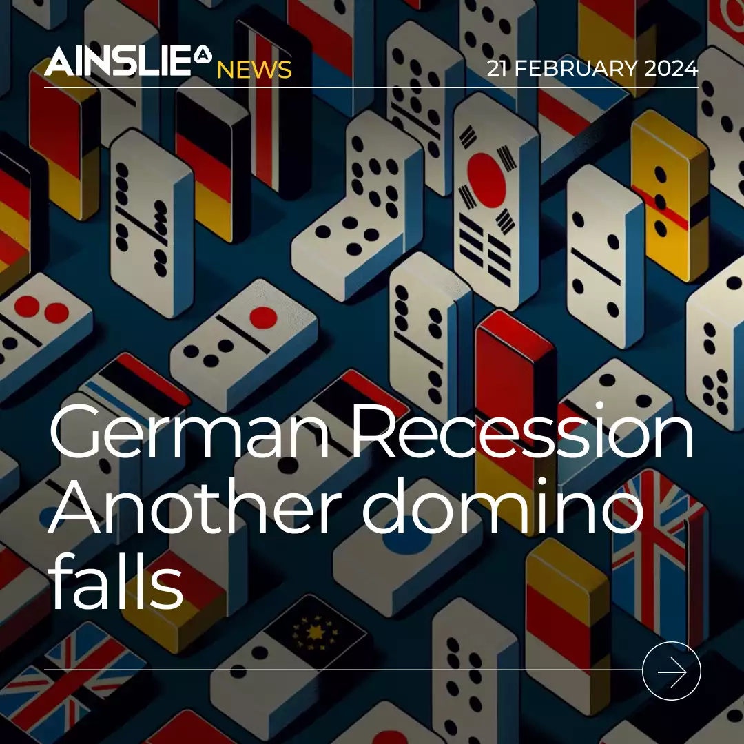 German Recession – Another domino falls