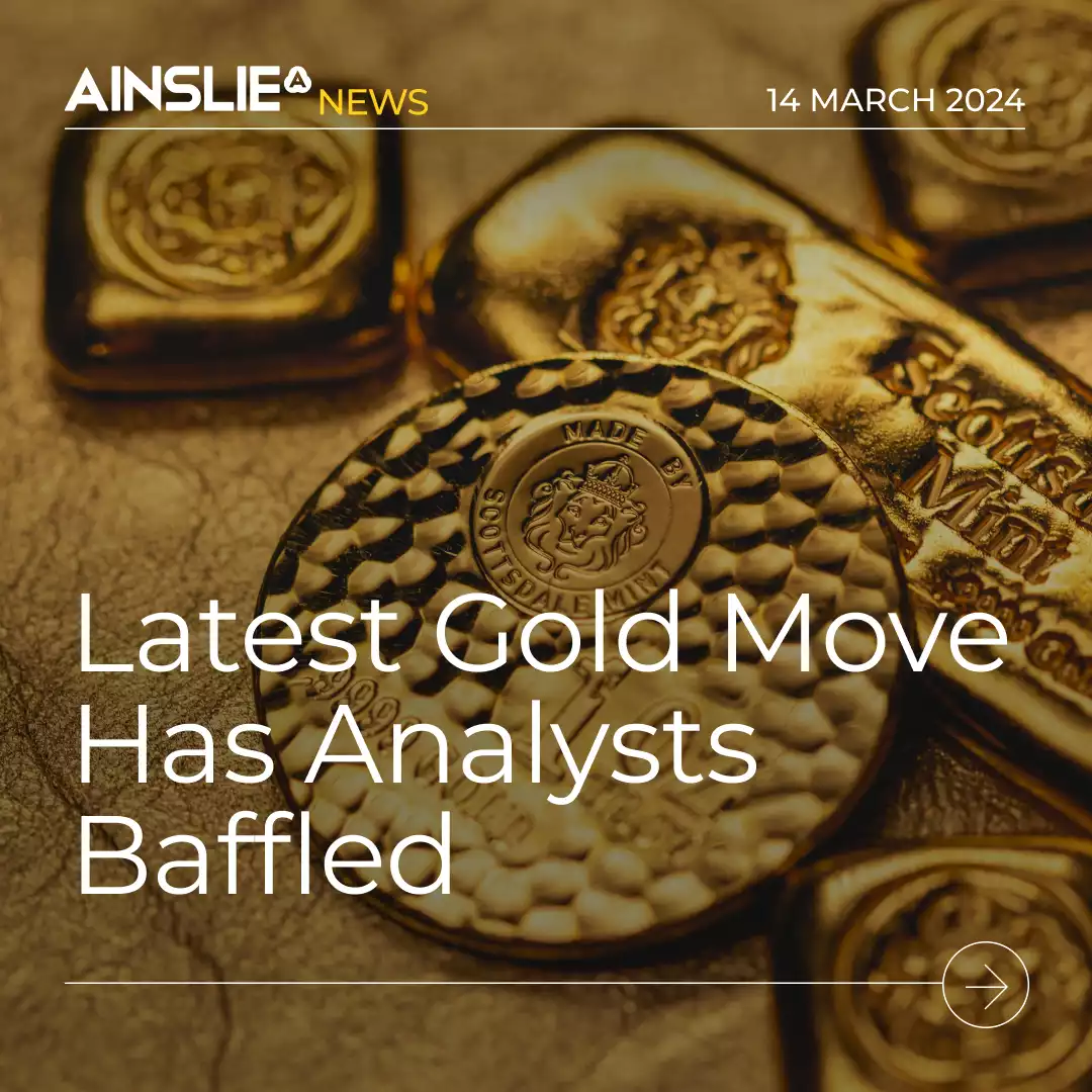 Latest Gold Move Has Analysts Baffled