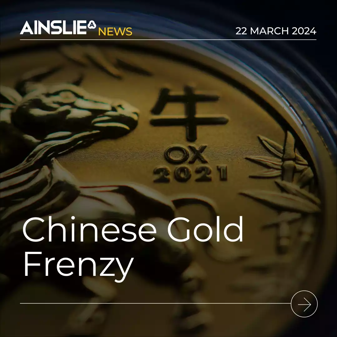 Chinese Gold Frenzy