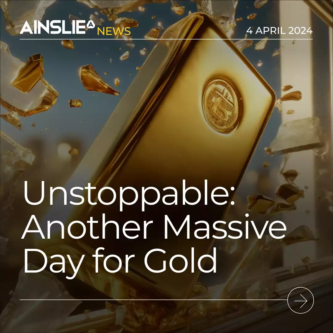 The Momentum Isn’t Stopping: Another Massive Day for Gold