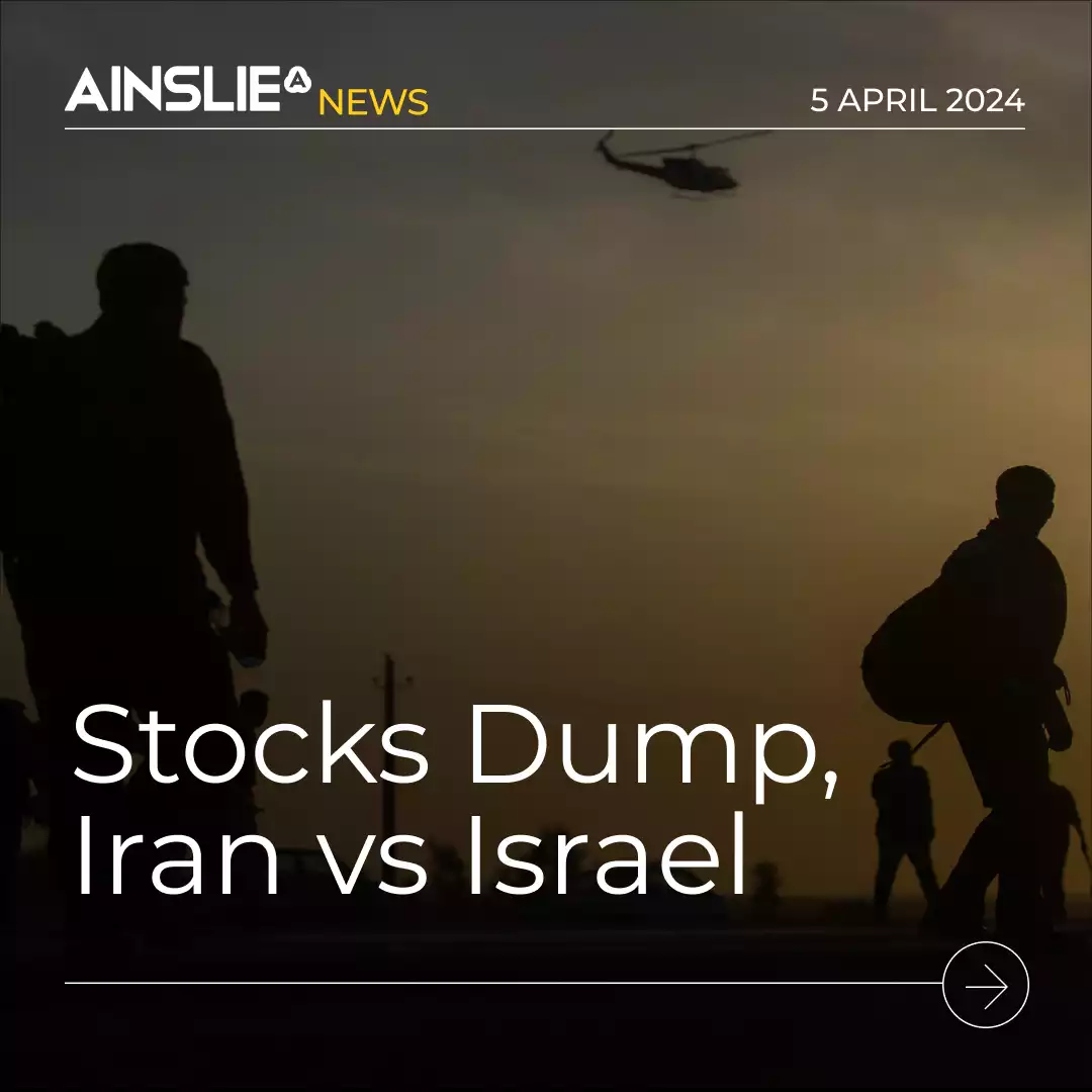 Stocks Dump, Iran vs Israel