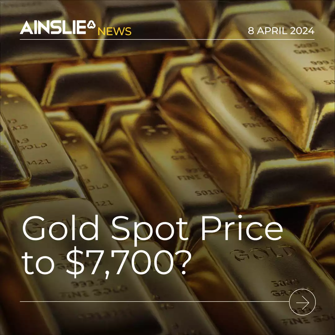 Gold Spot Price to $7,700?