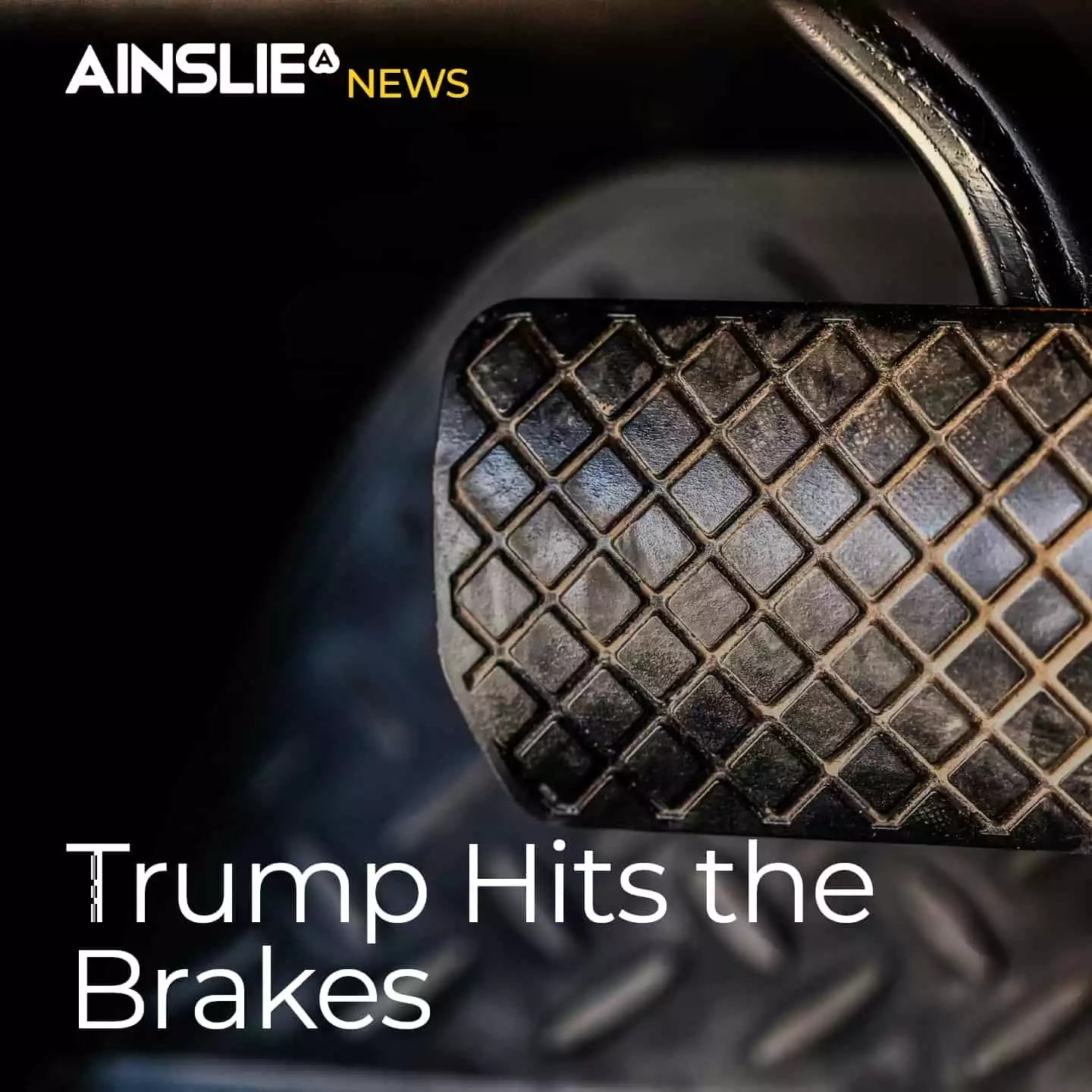 Trump Hits the Brakes