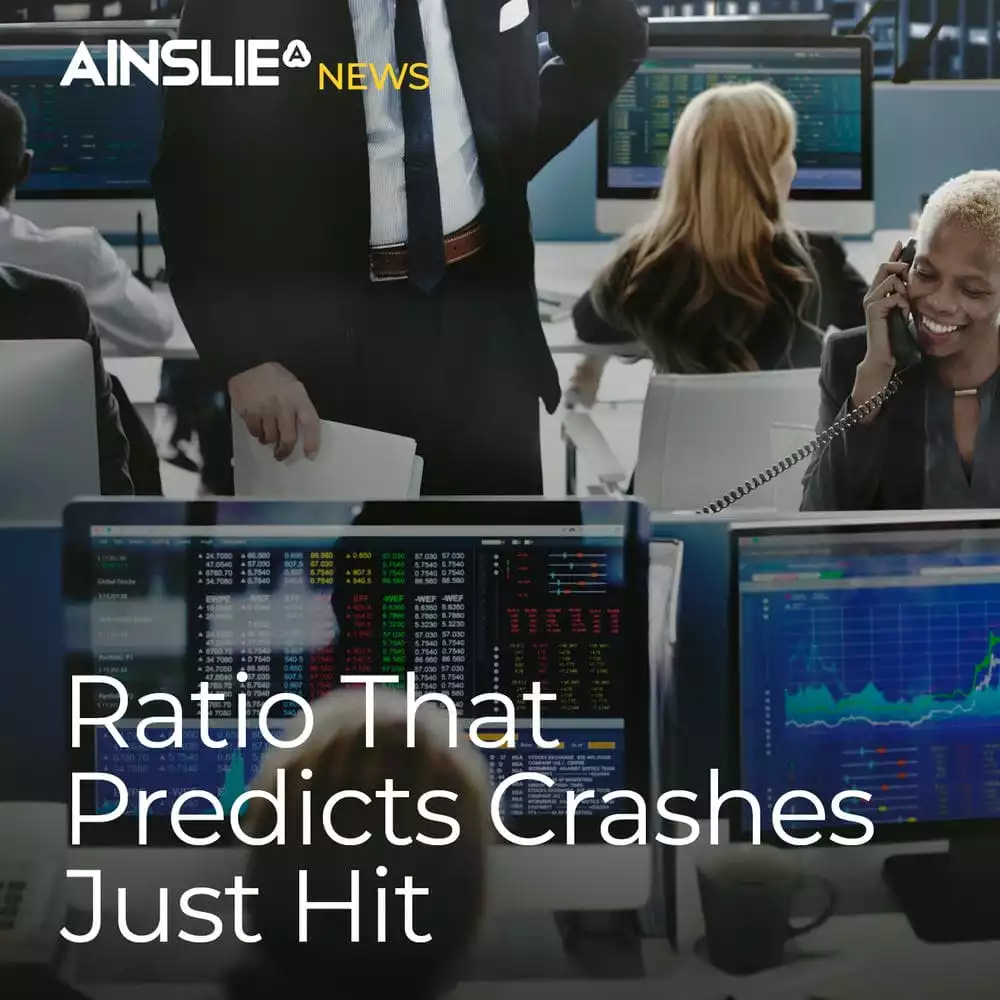 Ratio That Predicts Crashes Just Hit