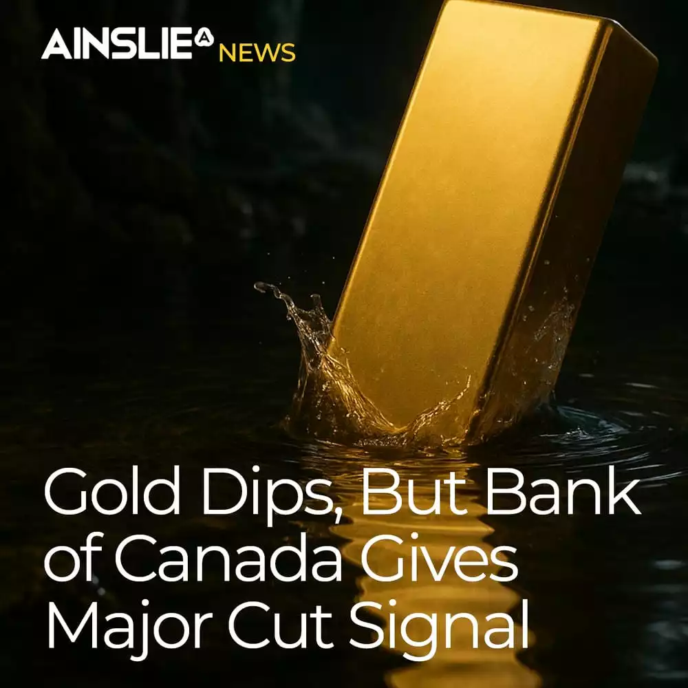 Gold Dips, But Bank of Canada Gives Major Cut Signal