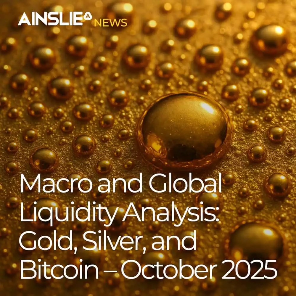 Macro and Global Liquidity Analysis: Gold, Silver, and Bitcoin – October 2025