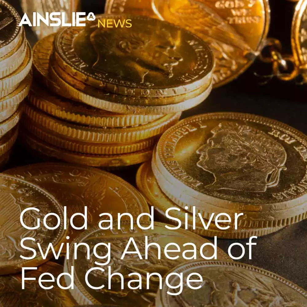 Gold and Silver Swing Ahead of Fed Change