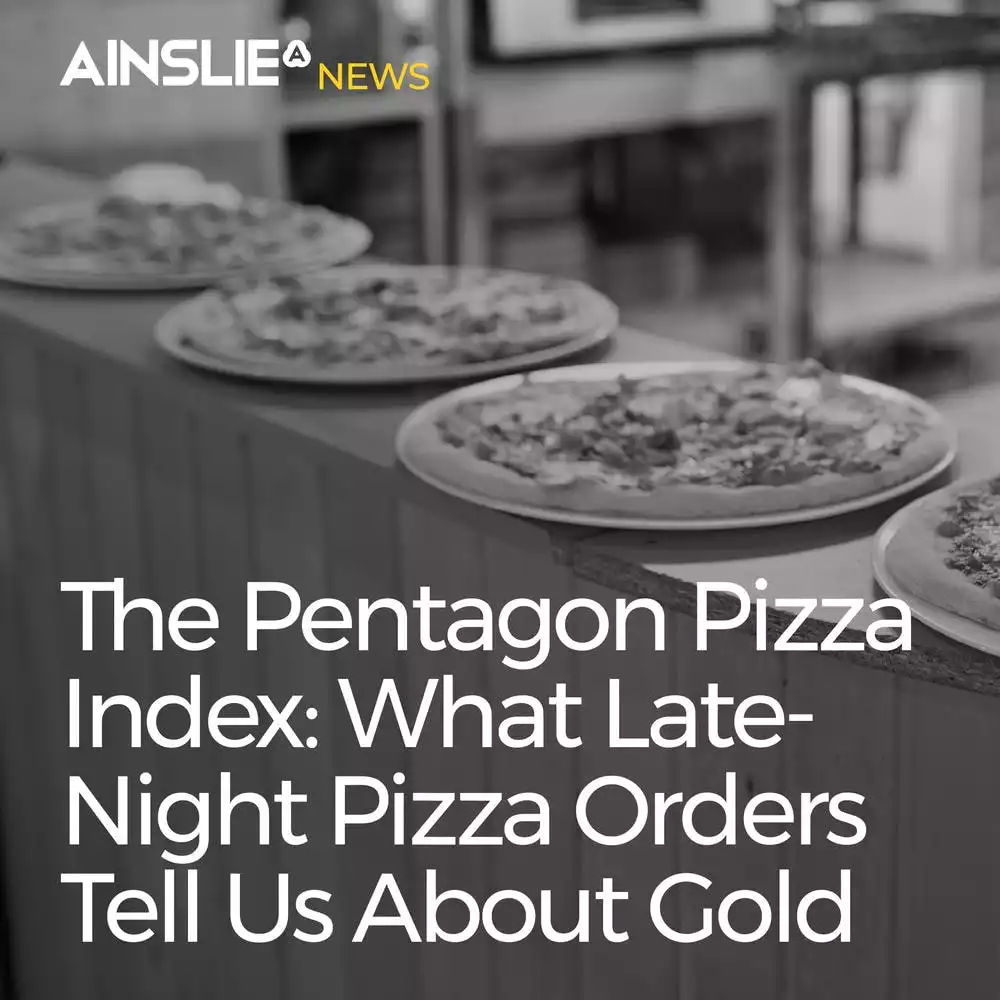 The Pentagon Pizza Index: What Late-Night Pizza Orders Tell Us About Gold