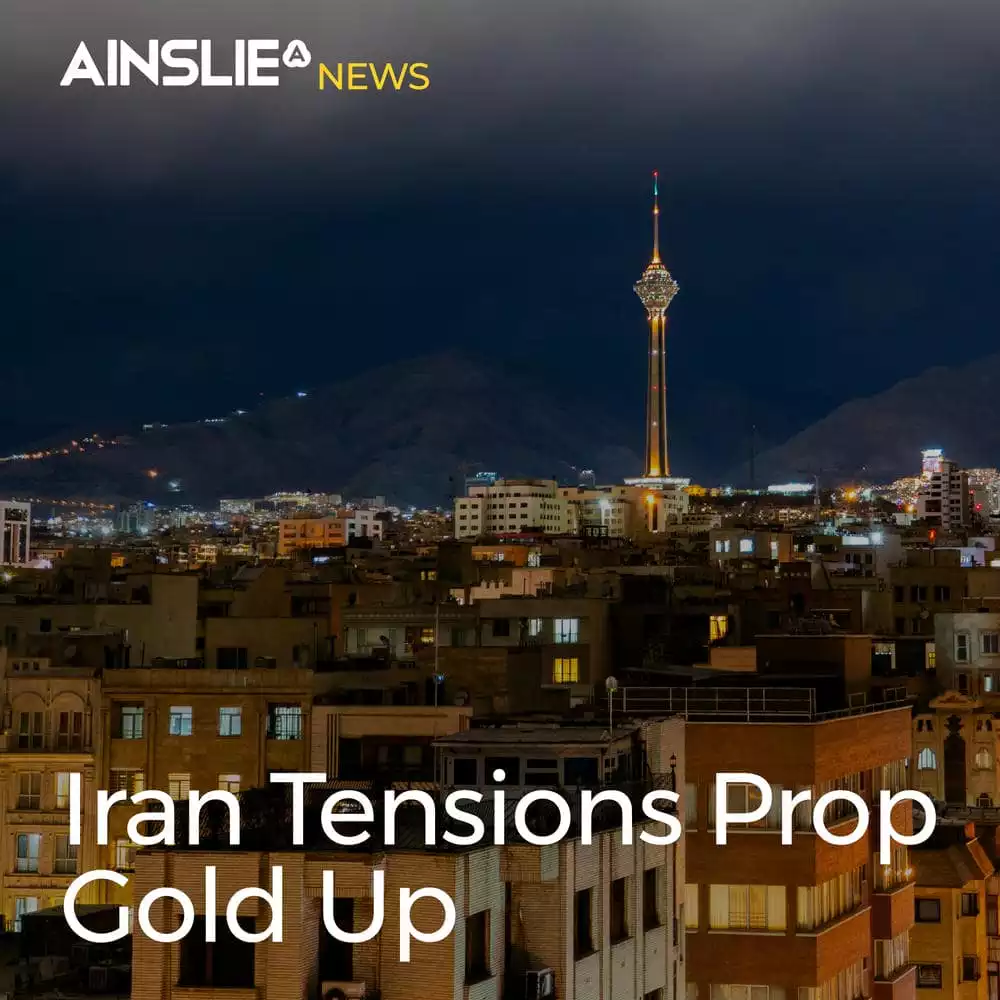 Iran Tensions Prop Gold Up