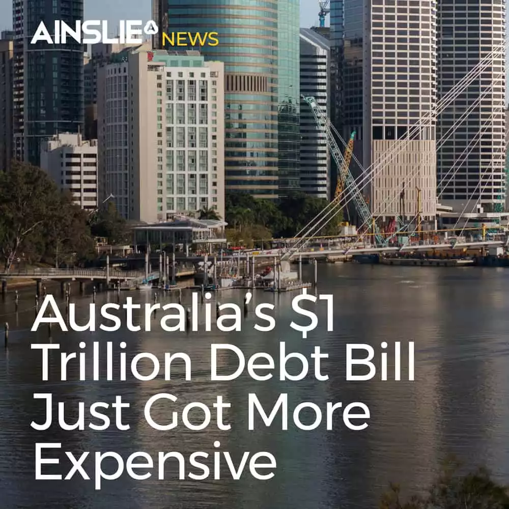 Australia’s $1 Trillion Debt Bill Just Got More Expensive