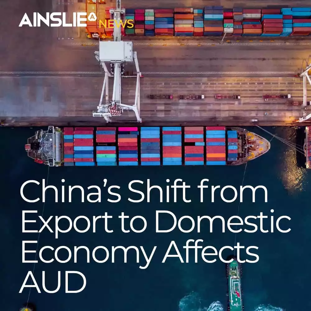 China’s Shift from Export to Domestic Economy Affects AUD