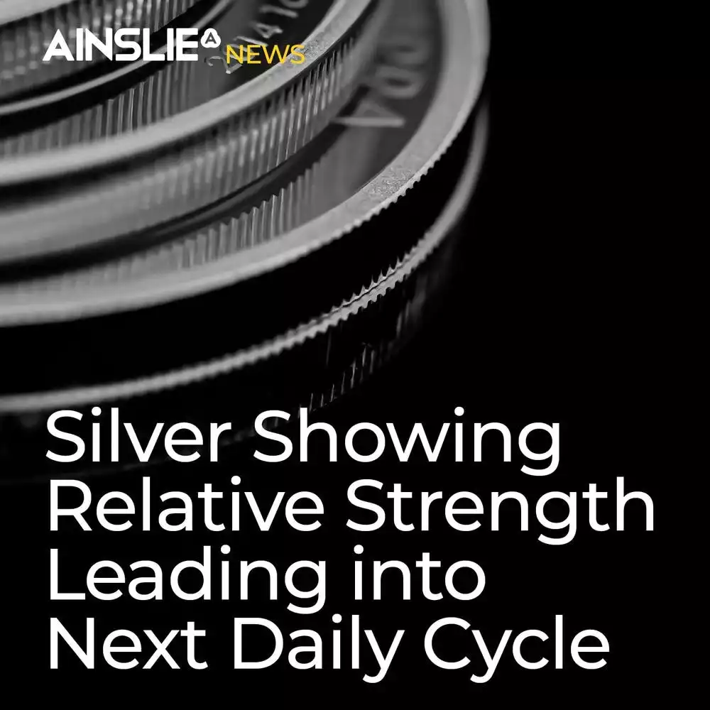 Silver Showing Relative Strength Leading into Next Daily Cycle