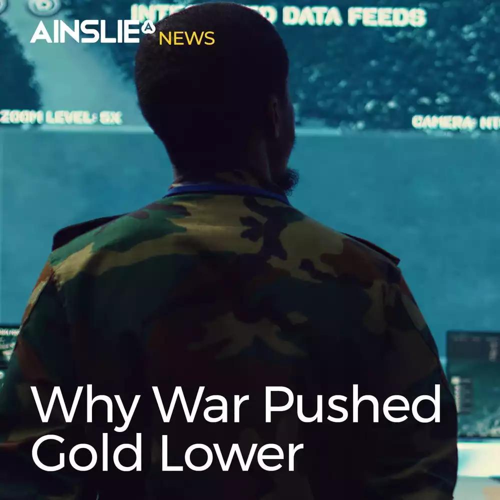 Why War Pushed Gold Lower