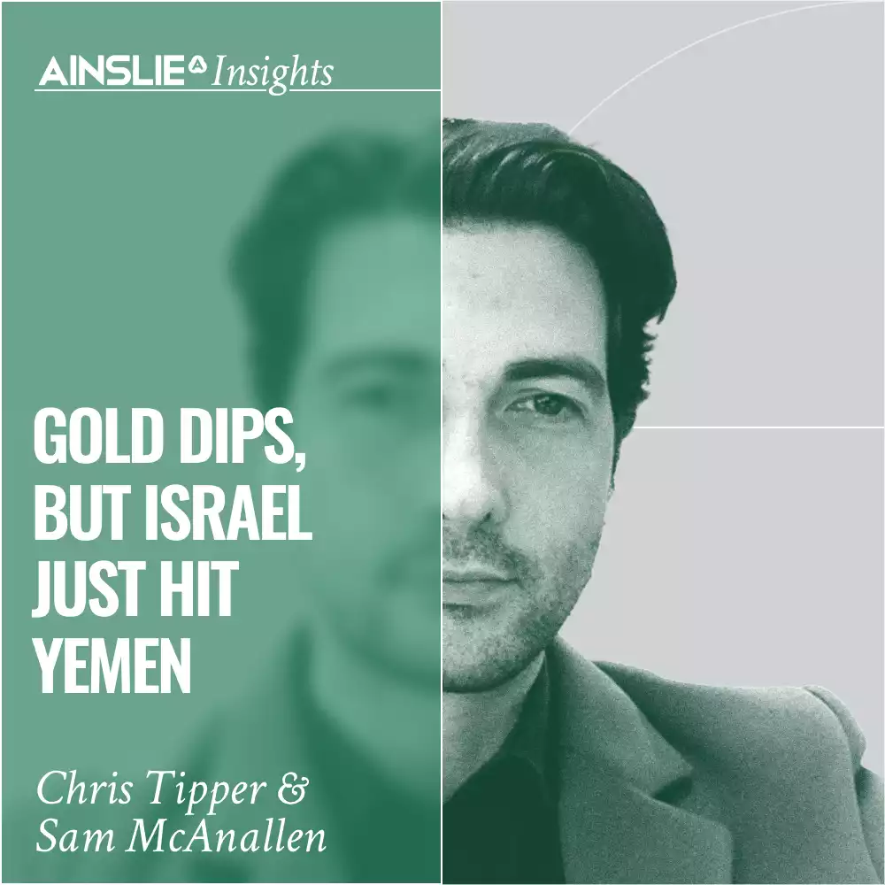 INSIGHTS: Gold Dips, But Israel Just Hit Yemen