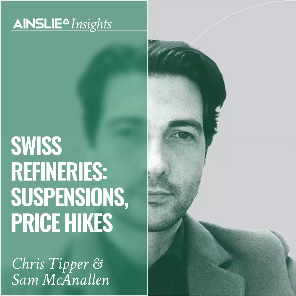 INSIGHTS: Swiss Refineries: Suspensions, Price Hikes