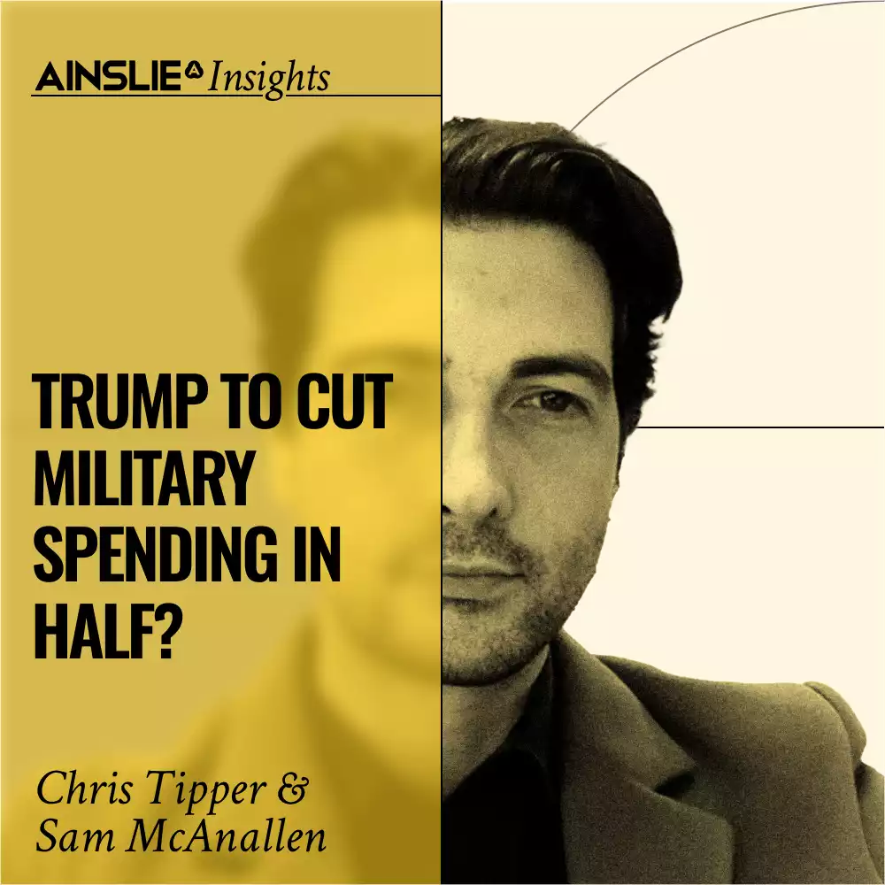 INSIGHTS: Trump to Cut Military Spending in Half?