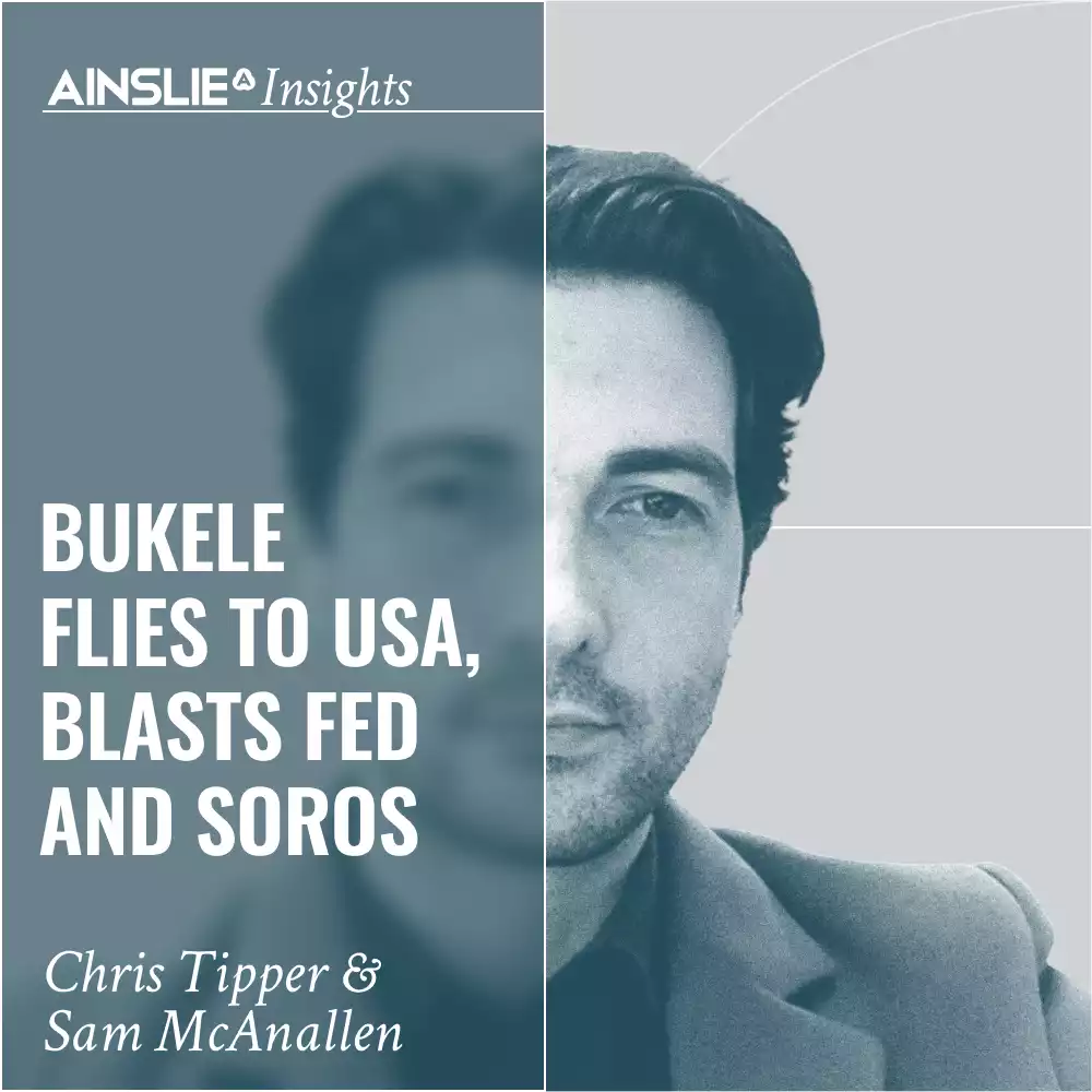 INSIGHTS: Bukele Flies to USA, Blasts Fed and Soros